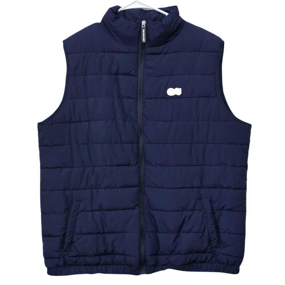 Princess Cruise Navy Blue Puffer Vest w. Logo & Pockets Size XL